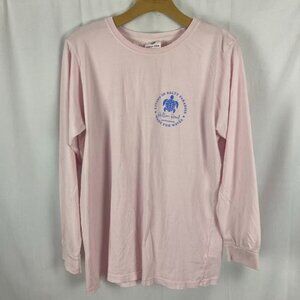 Hilton‎ Head Pink Living In Salty Paradise Long Sleeve T-Shirt Women's Medium.